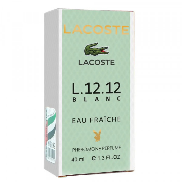 Парфуми чоловічі Lacoste L.12.12 Blanc Eau Fraiche Pheromone Parfum 40 мл (Lacoste L.12.12 Blanc Eau Fraiche)