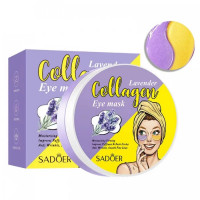 Гідрогелеві патчі під очі SADOER Lavender Collagen Eye Mask 60 шт з колагеном та екстрактом лаванди